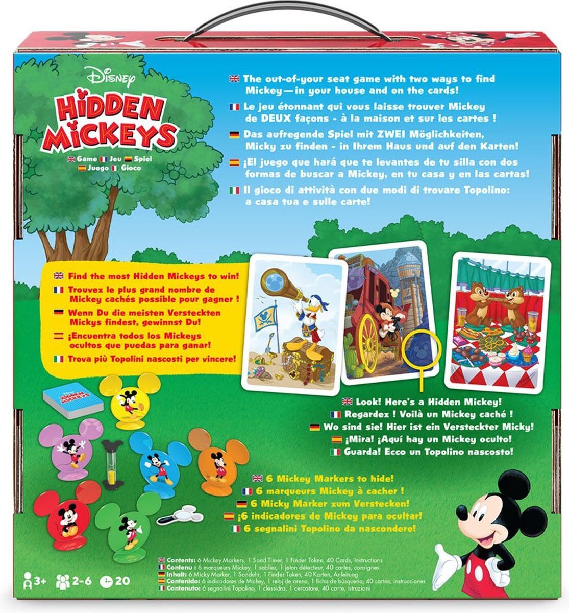 Funko Disney - Hidden Mickeys - Internationaal - NL/DE/SP/IT Talen
