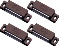 AMIG magneetsnapper/deurmagneet - 4 stuks - bruin