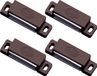 AMIG magneetsnapper/deurmagneet - 4 stuks - bruin