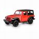 RMZ Jeep Wrangler Rubicon 2021 Rouge Métal Voiture miniature 1:32