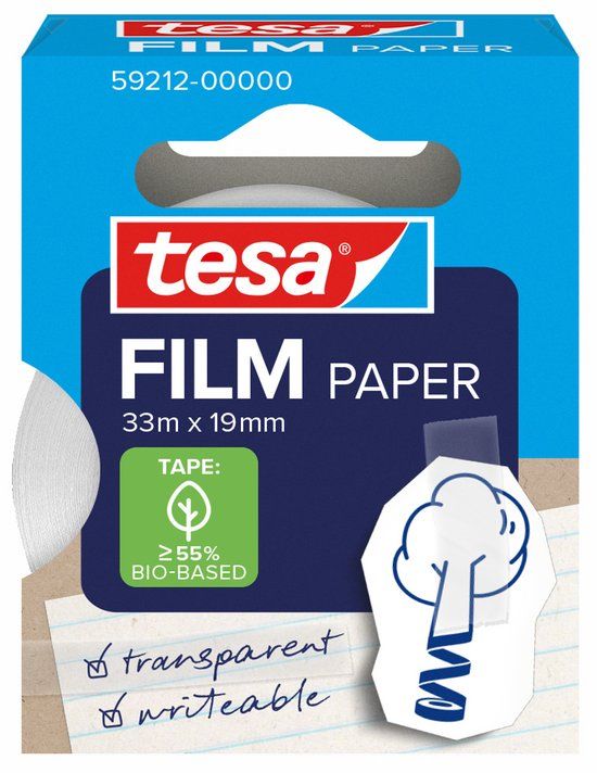 Tesa Plakband tesafilm papier 19mmx33m