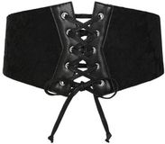 Banned Hallow Keepers Lace Dames Riem - Zwart