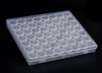 Jumada's Diamond Painting Opbergbox met 56 bakjes - Transparant
