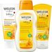 Weleda Baby Musthave - Calendula Verzorgende Olie, Billenbalsem & Babyshampoo & Douchecrème - Pakket