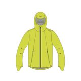 CMP Waterdichte jas met vaste capuchon voor heren, 2XL, Polyester, Herfst/Winter 2025