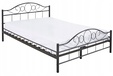 Viking Choice Metalen bedframe met lattenbodem 120x200 cm - Zwart