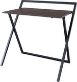 Teamson Home Vouwen Bureau - Donkerbruin/Zwart - Hout