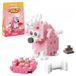 Marioinex Mini Wafel-vormige Knuffeldieren: Puppy's, Poedels - set van 47 onderdelen