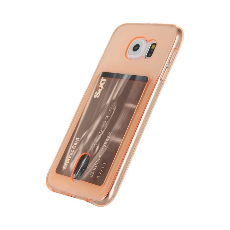 Xccess TPU Card Case Samsung Galaxy S6 Oranje