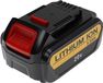 EXTENSILO Batterie compatible avec Dewalt DCR027, DCR019, DCR019-QW, DCR027-BD, DCR006, DCR018, DCR016, DCR016-QW, DCR015 Outil (5000 mAh, Li-Ion, 20 V)