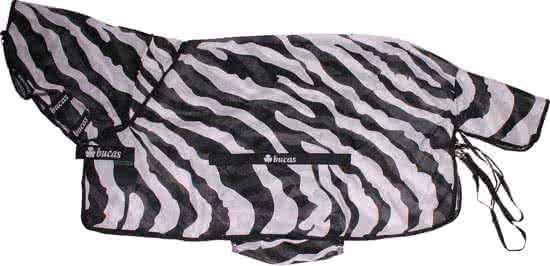 Bucas Vliegendeken Buzz-off Zebra Full Neck - Zebra - 205