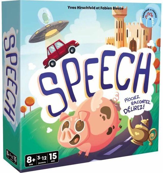 Merkloos Asmodee Bordspel Speech (FR)