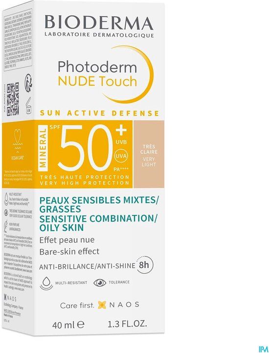 Bioderma Photoderm Nude SPF50+ - 40ml - Heel Licht