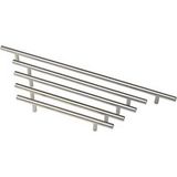 Gedotec ENJOY Poignée de meuble en acier inoxydable, brossé mat, 232 x 10 x 160