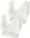 MAMALICIOUS MLALBERTA CROSSY LACE BRA 2F NOOS Dames BH's S Viscose Elastaan Snow White