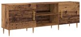 Meuble TV bois vieilli 150 x 30 x 50 cm