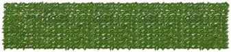 vidaXL Balkonscherm met bladeren Groen en Geel 500 x 100 cm