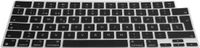 kwmobile Keyboard Cover Compatible with Apple Macbook Air 15 M4 2025 A3241 - QWERTY (Spain) Layout Keyboard Cover Silicone Skin - Black