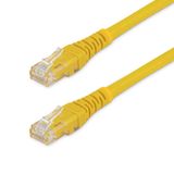 StarTech.com C6PATCH50YL Netwerkkabel Geel 15,2 m Cat6 U/UTP