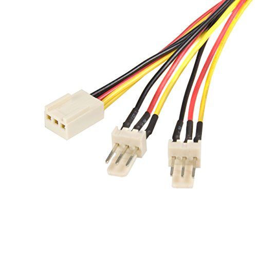 StarTech.com 30cm TX3 ventilator splitter kabel, 3-pins ventilator stroomkabel