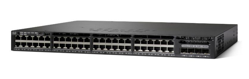 Cisco Catalyst WS-C3650-48PS-S Switch - Zwart