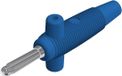 SKS Hirschmann Buela 300 K Pluimstekker Stekker, recht Stift-Ø: 4 mm Blauw 1 stuk(s)