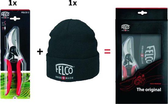 Felco 2 Snoeischaar + Warme Muts/beanie