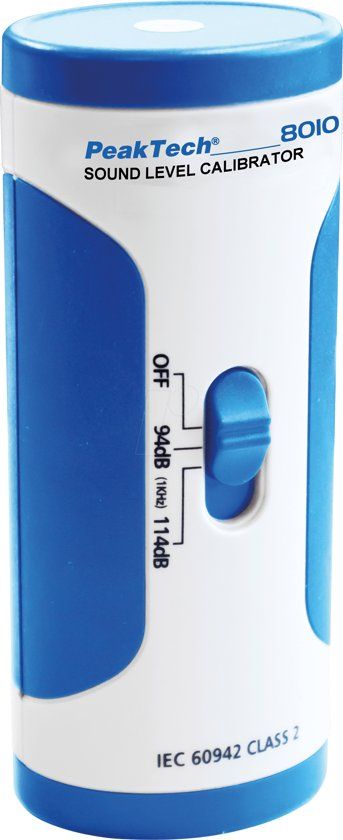 Peaktech 8010: Geluidscalibrator