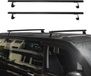Range Rover Vogue L322 2002-2012 Noir Aluminium Porte-bagages de toit 2 Pièces