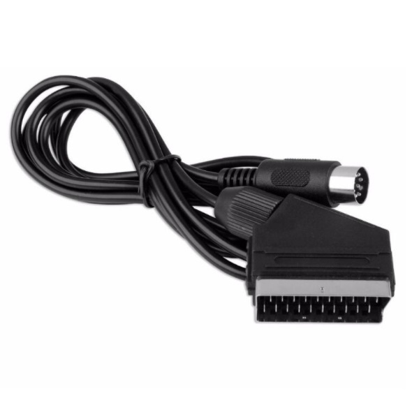 Dolphix Scart AV kabel voor Commodore 64 SEGA Mega Drive Genesis en Master System - 1 8 meter