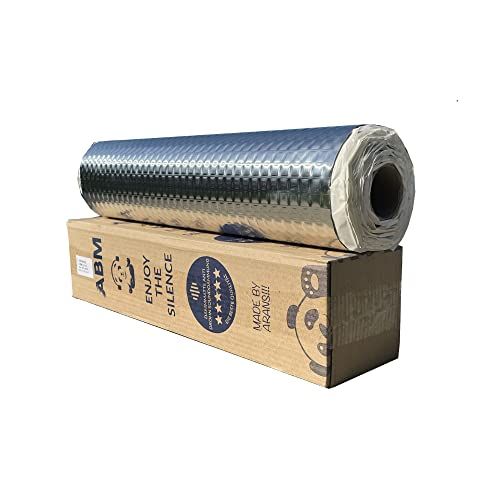 ABM 1,8 mm ALUBUTYL isolatiemat zelfklevend anti-dron mat 50 cm x 4 meter