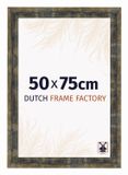 Dutch Frame Factory Fotolijst 50x75 cm - MDF - Blauw Goud Gemeleerd - Praag