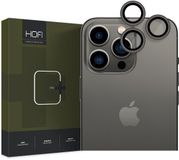 Hofi Camring Pro+ Protecteur d'appareil photo pour Apple iPhone 15 Pro Max/15 Pro - Noir