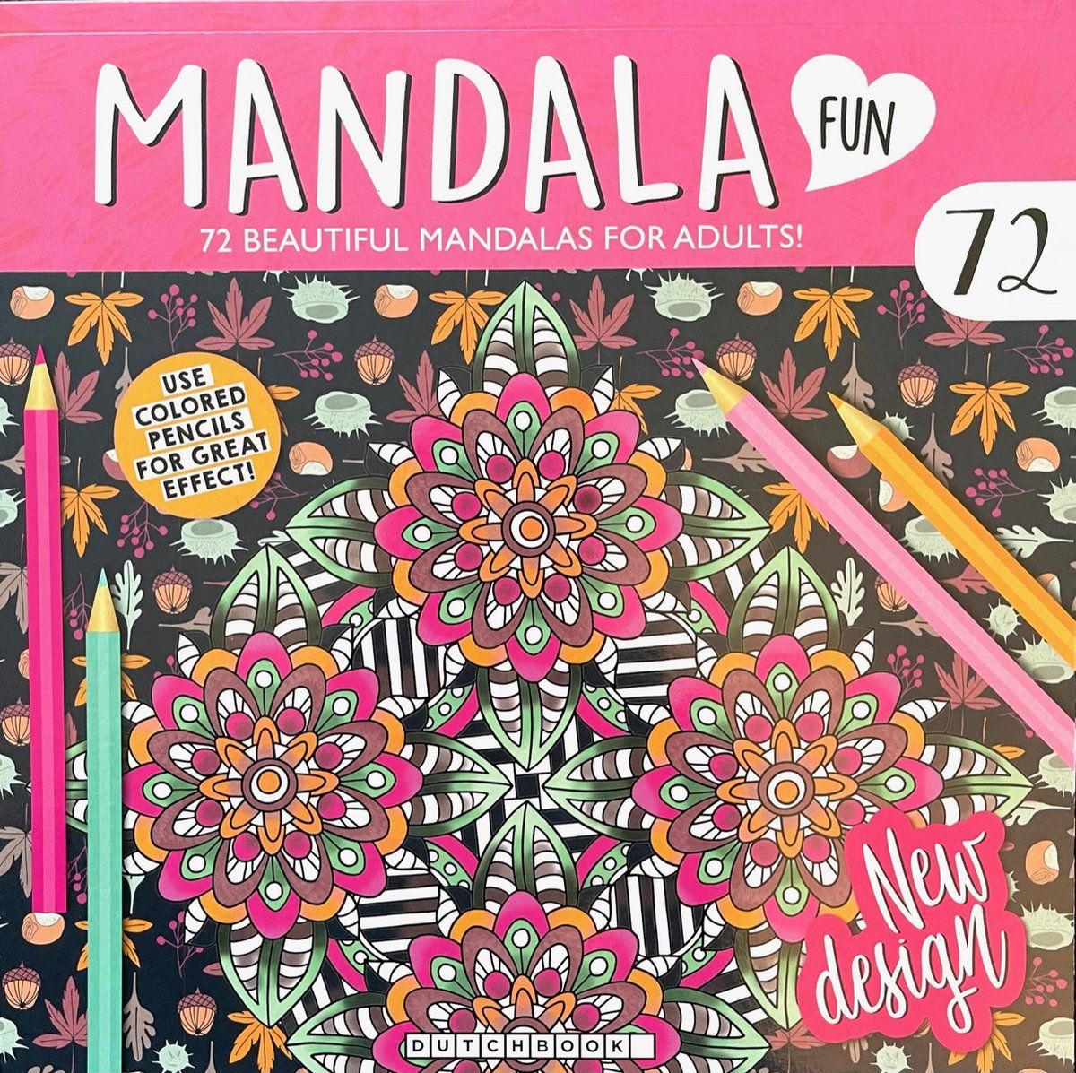Dutchbook Mandala kleurboek voor volwassenen met 72 kleurplaten - divers