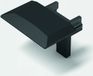Halemeier Eindkappen ChannelLine C2, zwart, set van 2 stuks