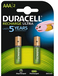 Duracell Recharge Ultra AAA NiMH Oplaadbare Batterijen - 2 stuks