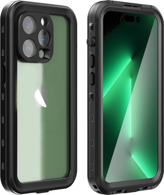 Redpepper Dot Plus Waterproof Backcover - Black - Suitable for iPhone 14 Pro