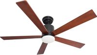 Energiebesparende Pepeo Tibu Energiezuinige Plafondventilator met Afstandsbediening en LED-verlichting, 132 cm