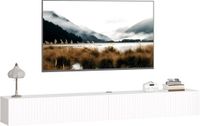 HOMCOM TV-standaard van MDF, 180x25x22 cm, wit