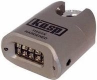 Kasp K11960XD Hangslot Verschillend sluitend Zilver Cijferslot