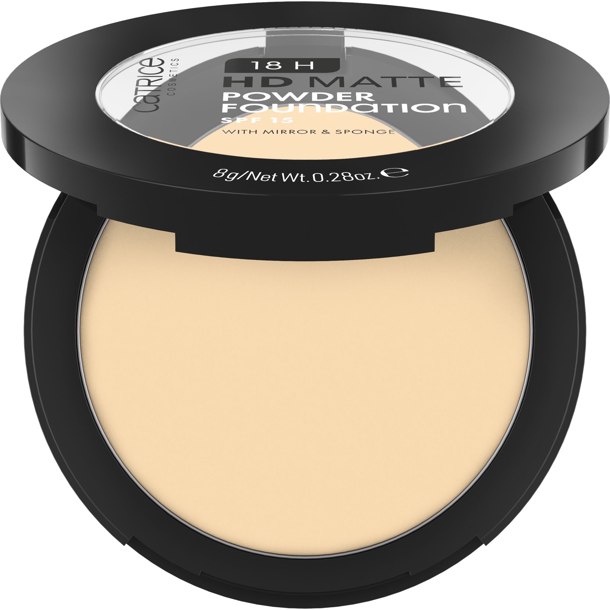 CATRICE 18H HD Matte Powder Foundation 010W - 8g