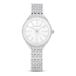 Swarovski Montre Attract, Fabriqué en Suisse, Bracelet en métal, Ton argenté, Acier inoxydable