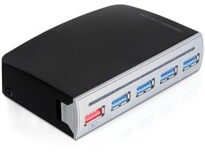 DeLOCK 61898 USB 3.0 Hub - 4x USB 3.0 Poorten - 5 Gbit/s