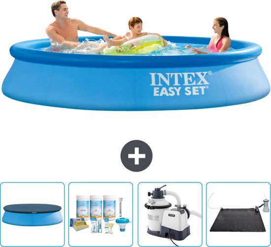 Intex Easy Set Zwembad - 305 x 61 cm - Rond - Blauw - Compleet Pakket
