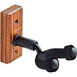 Ortega Guitars Ukelele ophanging accessoires - wandophanging voor ukelele - hout, donkerbruin (OUH-1WN)