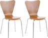 CLP Calisto 2x fauteuil visiteur chêne