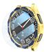 Wigento Samsung Galaxy Watch 6 Classic 43mm Beschermhoes + gehard glas + lunetring