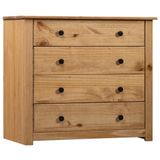 VidaXL Bijzetkast Panama Range 80x40x73 cm Grenenhout
