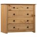 VidaXL Bijzetkast Panama Range 80x40x73 cm Grenenhout