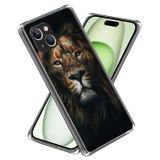 Lion Coque iPhone 15 Plus en TPU Élégant Ultra Fin